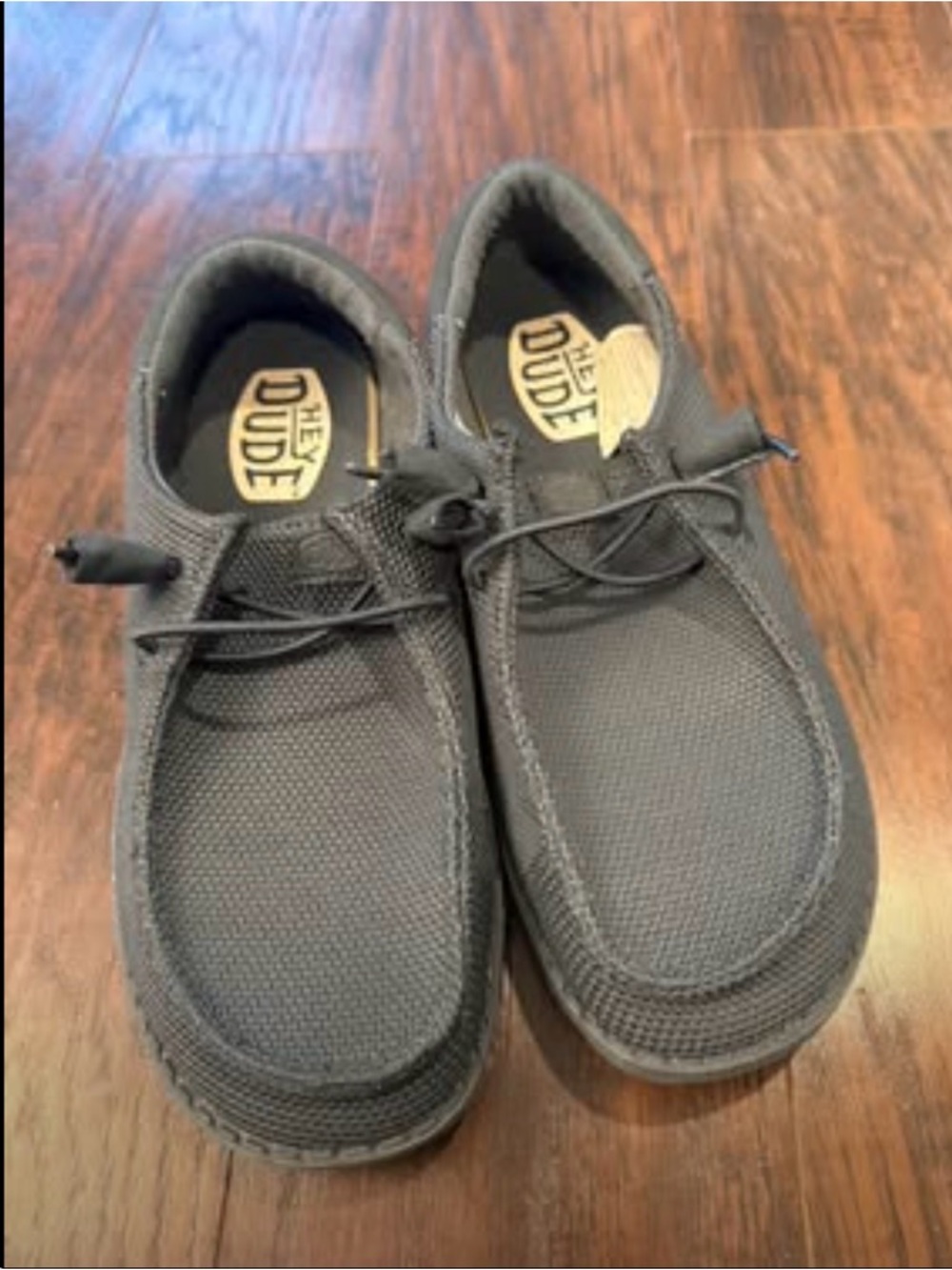 Like new Wendy Funk HeyDudes (womens 7) Shoes - Charcoal Gray